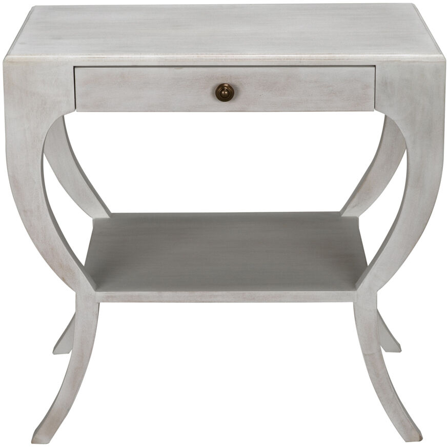 Maude 30 X 28.5 inch White Wash Side Table