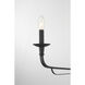 Velena 2 Light 7.5 inch Dark Matte Black Chandelier Ceiling Light