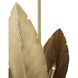 Bird of Paradise 6 Light 33 inch Antique Brass Chandelier Ceiling Light