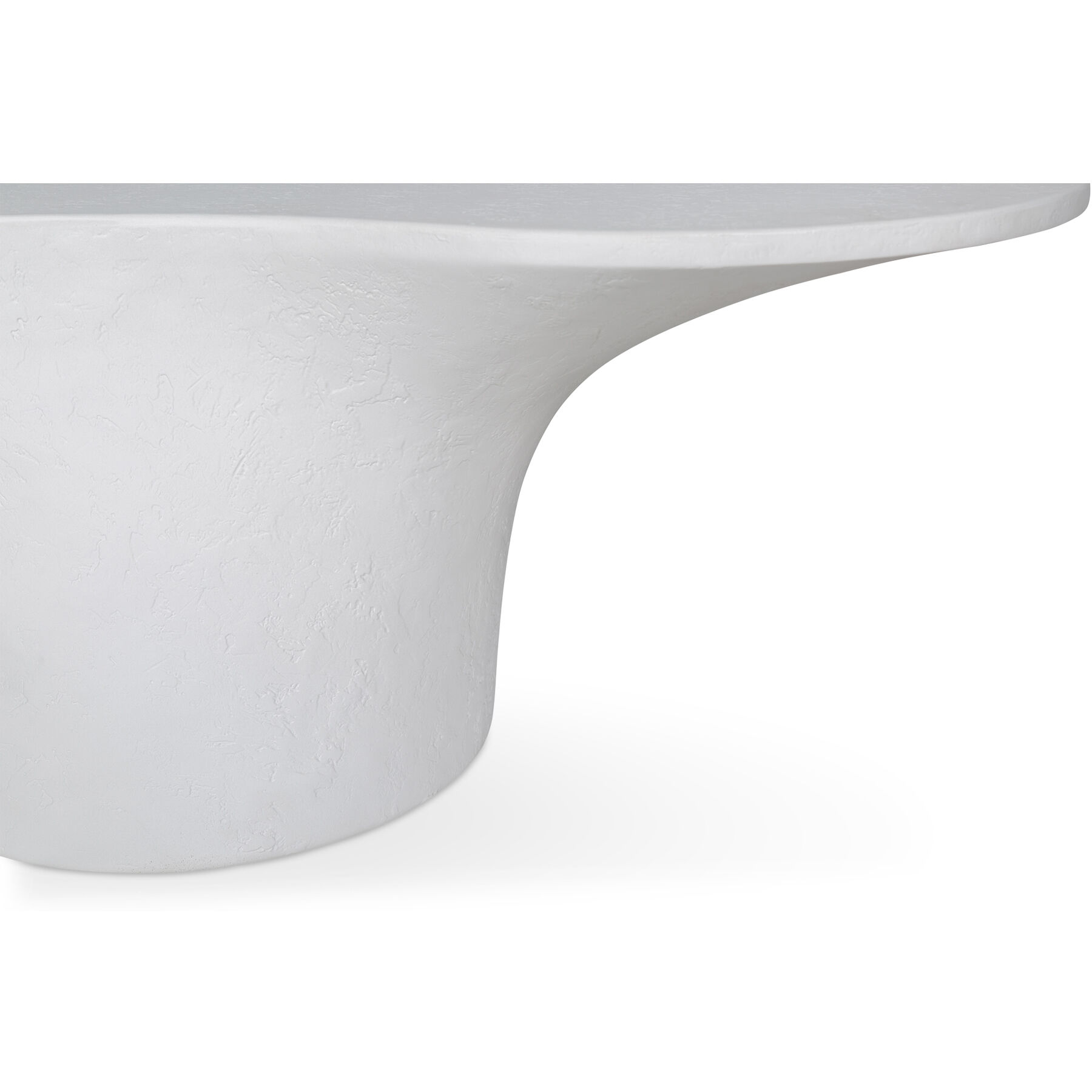 Yumi 47 X 23.6 inch White Outdoor Coffee Table