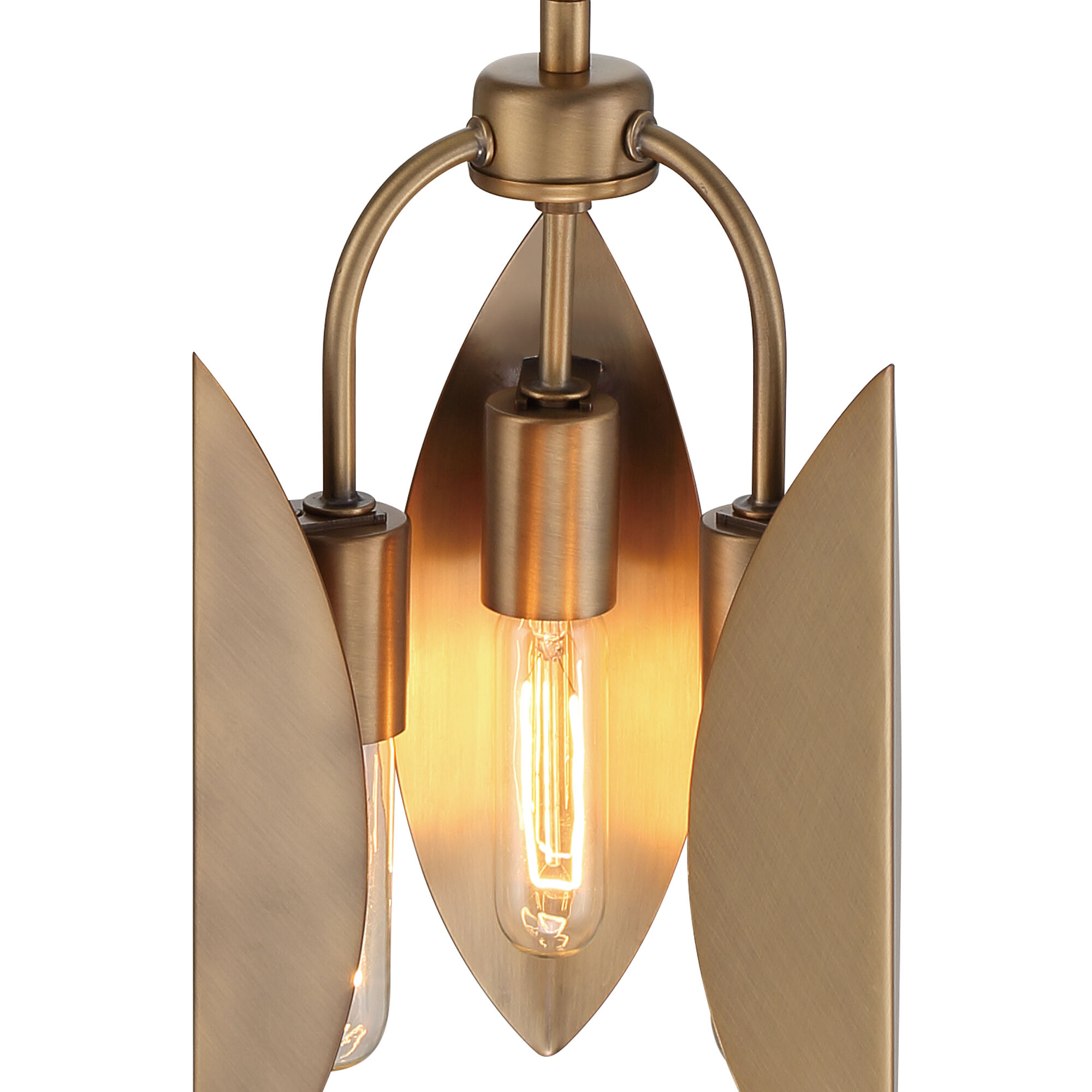Eden 3 Light 8.5 inch Old Satin Brass Pendant Ceiling Light
