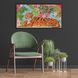 Animals Collection Orange Framed Art