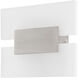 Metrass 2 LED 6.7 inch Matte Nickel ADA Wall Sconce Wall Light