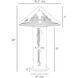Belize 28 inch 60.00 watt Natural Lamp Portable Light