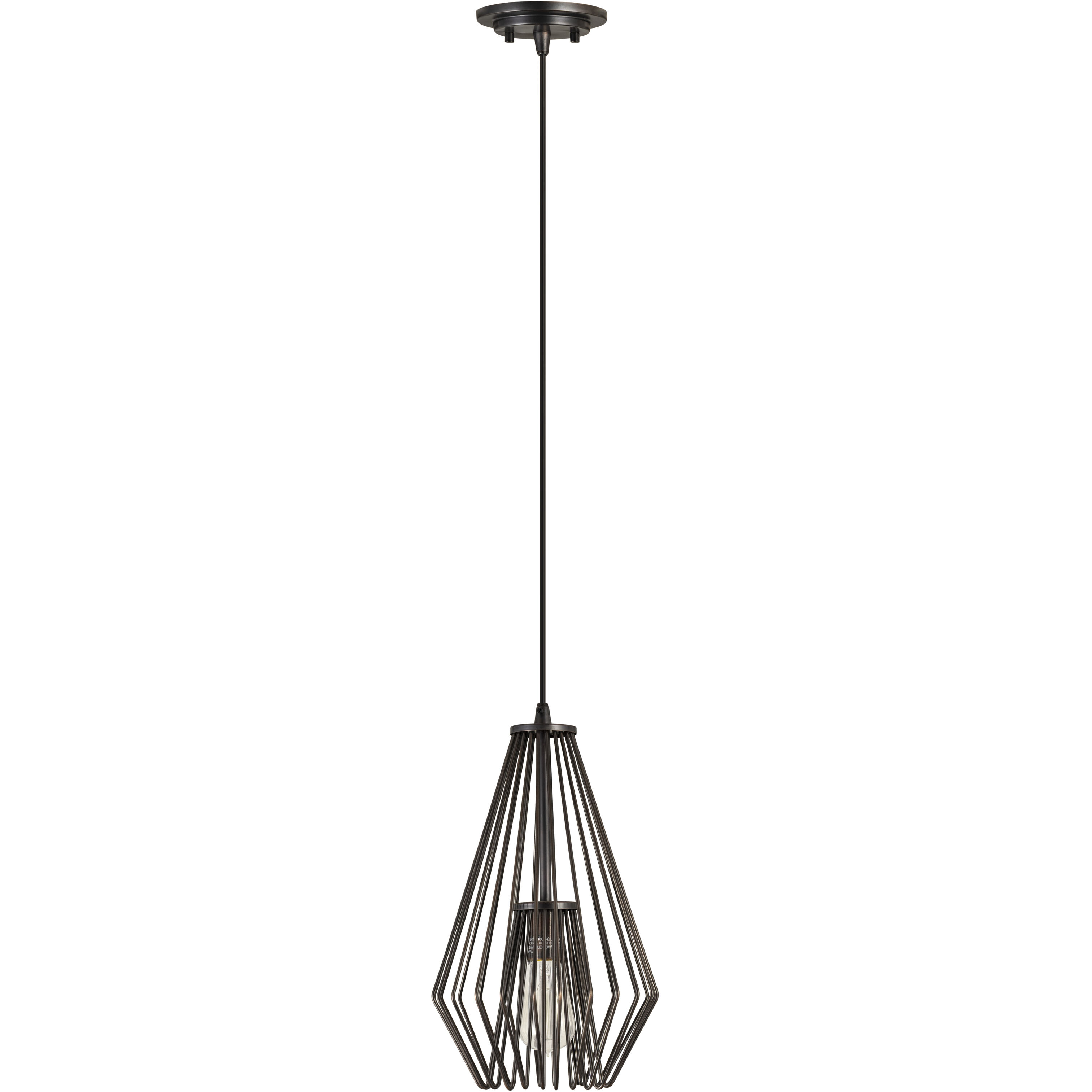 Quintus 1 Light 9.25 inch Plated Bronze Pendant Ceiling Light
