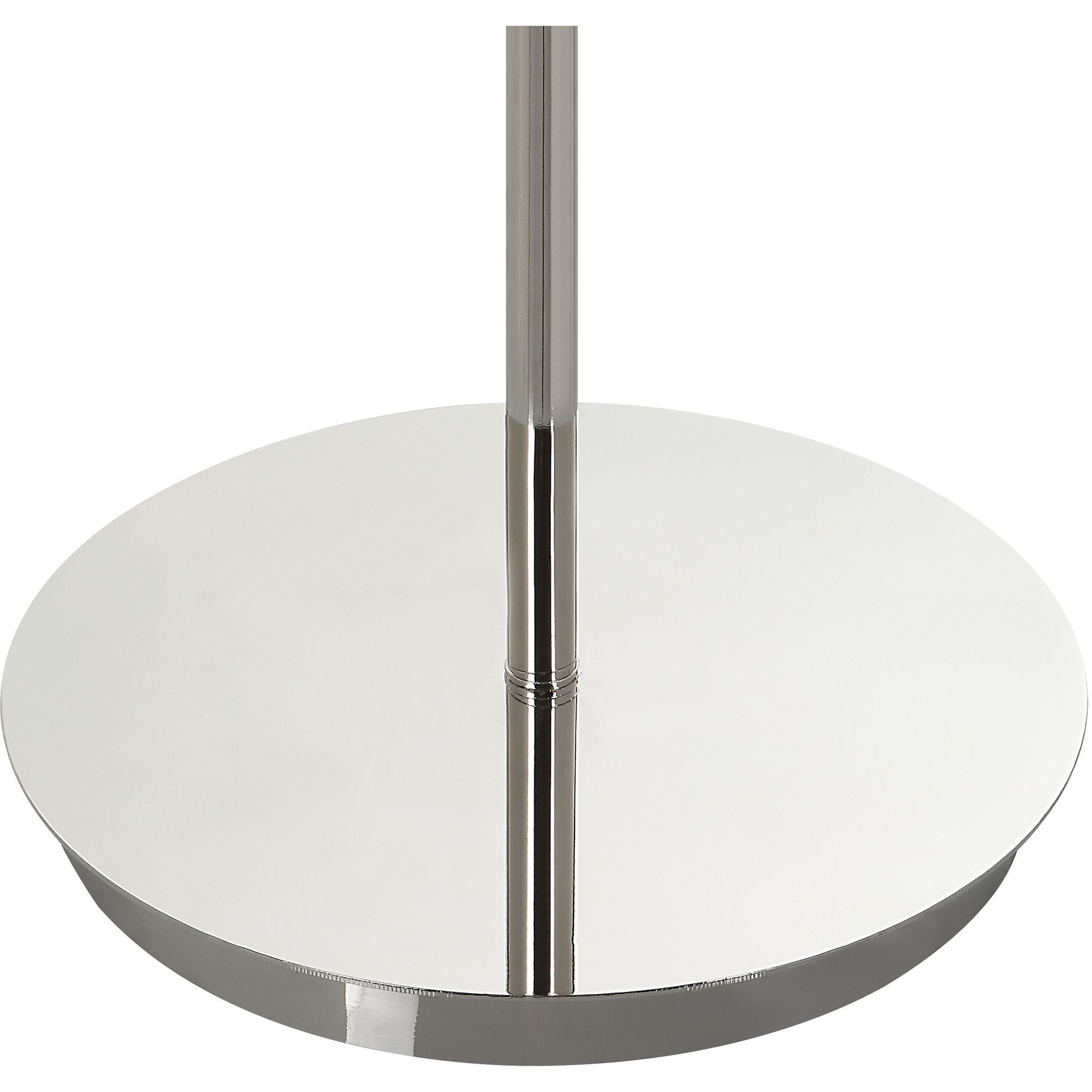 Exposition 65 inch 150.00 watt Polished Nickel and White Marble Floor Lamp Portable Light