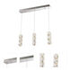 Polaris LED 28 inch Chrome Pendant Ceiling Light, Urban Classic
