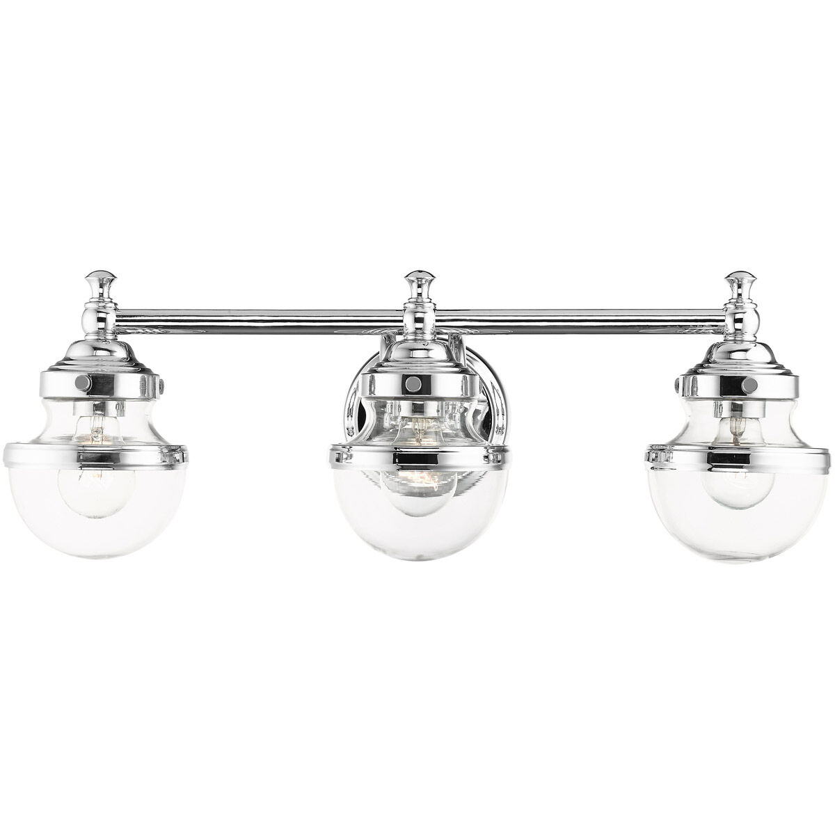 Oldwick 3 Light 24 inch Polished Chrome Vanity Sconce Wall Light
