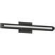 Plymouth LED 24.13 inch Black Bath Vanity Light Wall Light