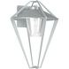 Stellar 1 Light 18.5 inch Coastal Burnished Steel Outdoor Sconce, Small