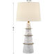 Duffield 30 inch 100.00 watt Table Lamp Portable Light, By Coco & Dash