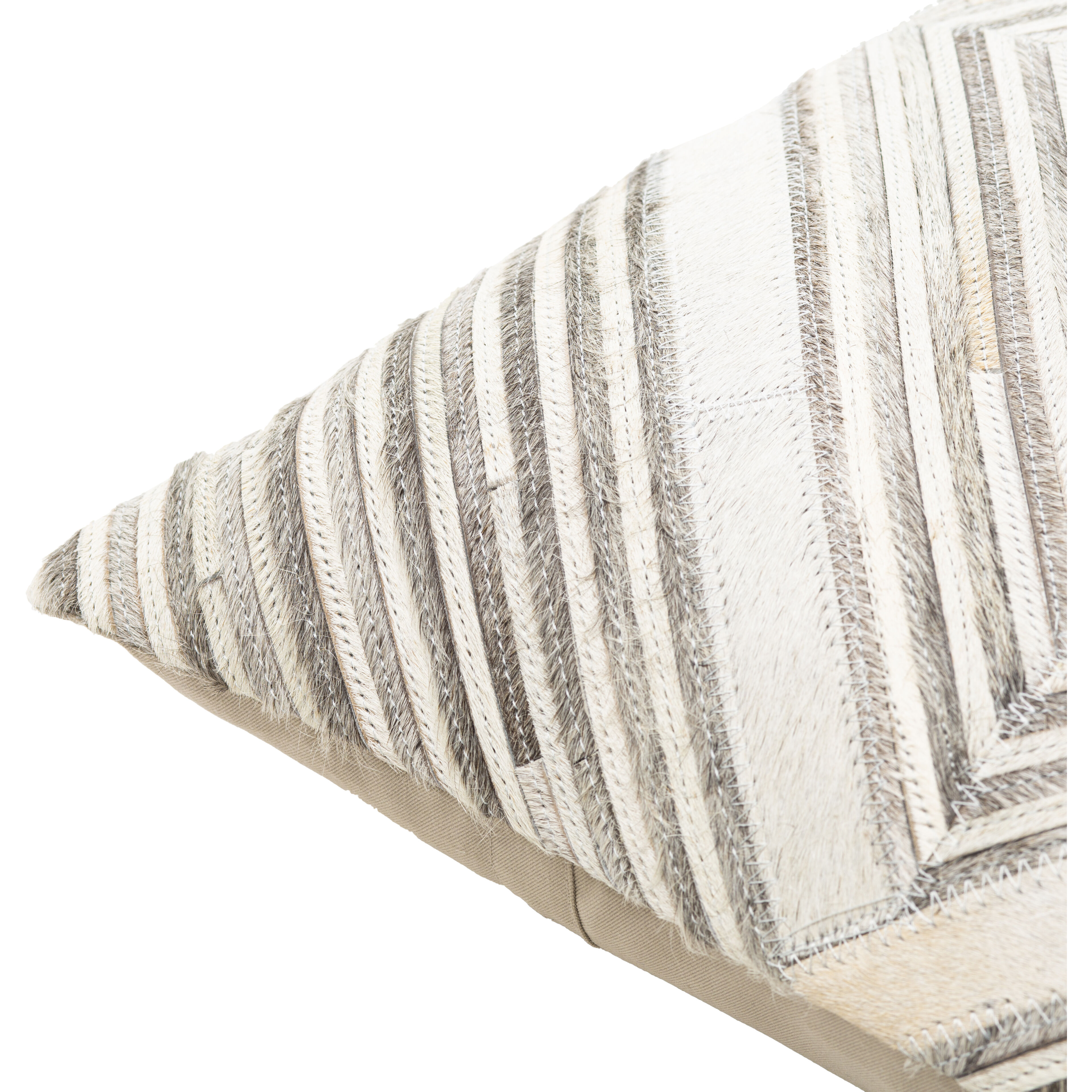 Zander 20 inch Medium Gray Pillow Kit, Square