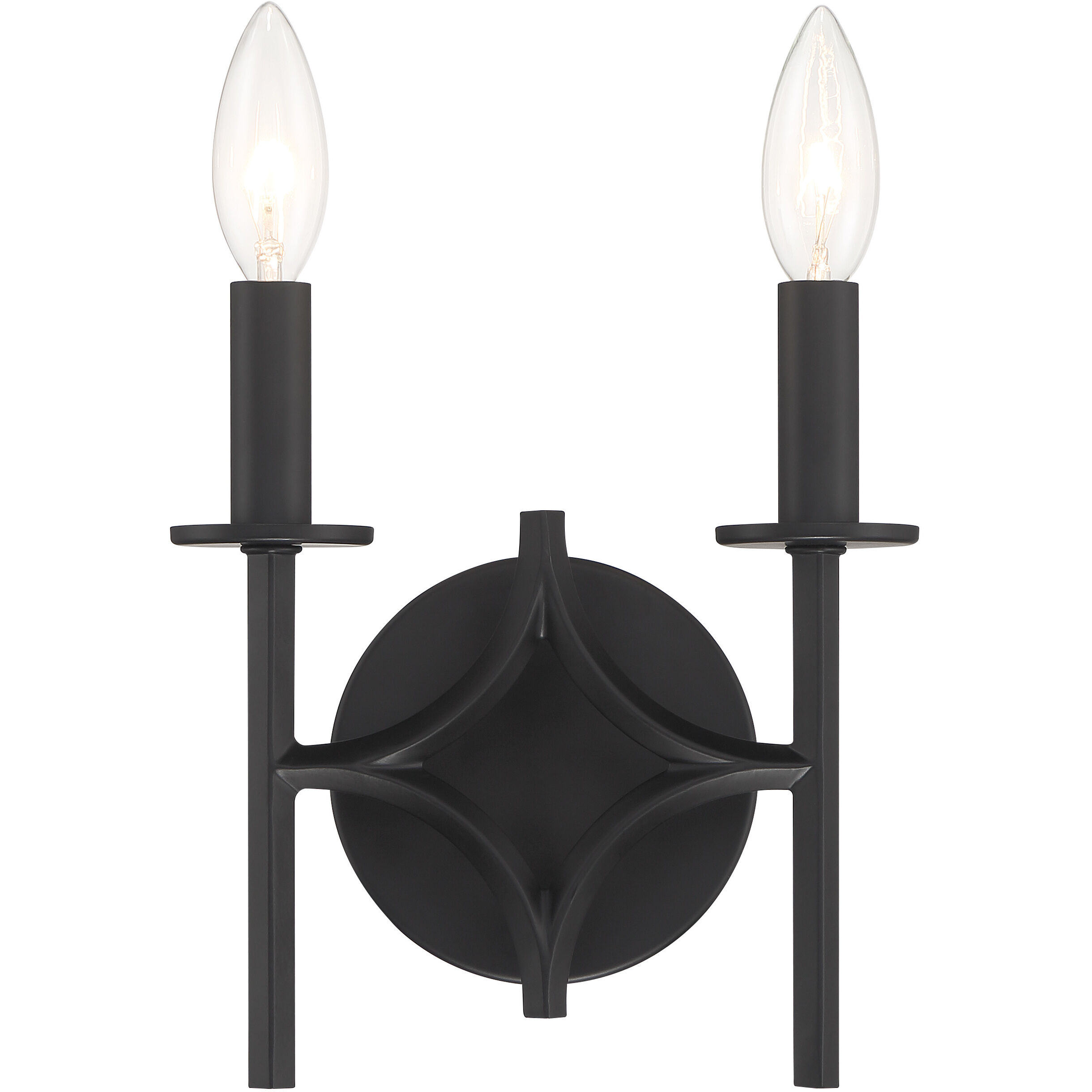 Muncie 2 Light Coal Wall Sconce Wall Light