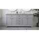 Americana 72 X 22 X 35 inch Grey Vanity Sink Set