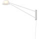 Ray 6.25 inch 9 watt Warm Gray and Opal White Wall Lamp Wall Light