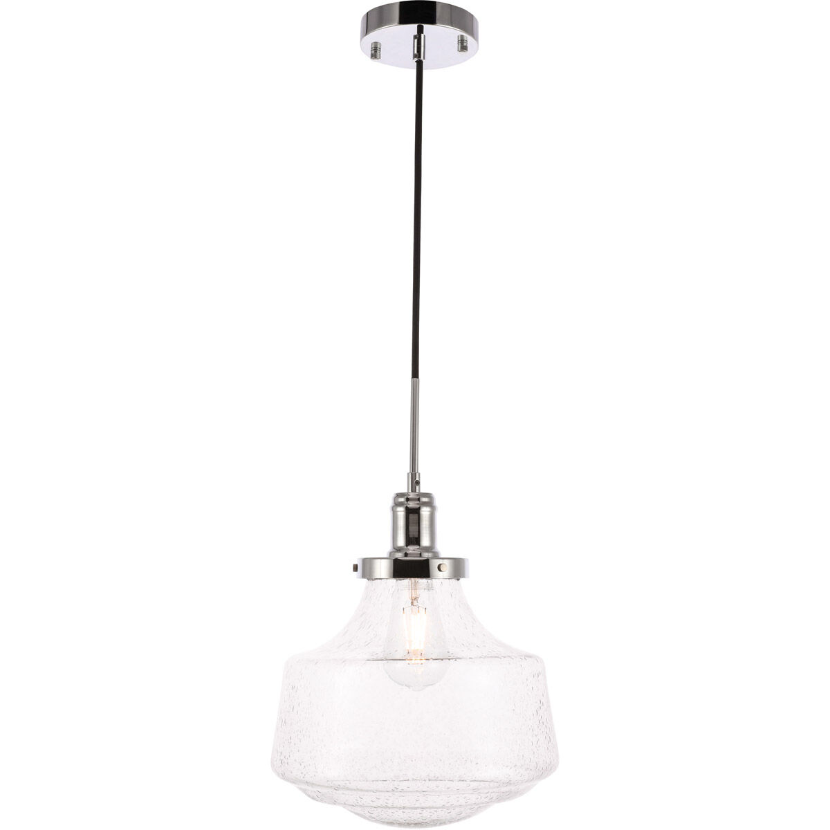 Lyle 1 Light 11 inch Chrome Pendant Ceiling Light
