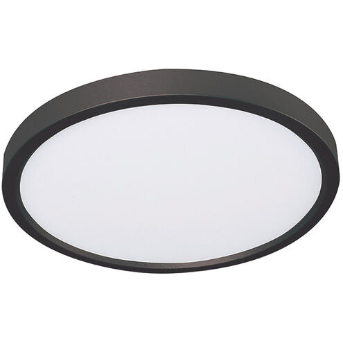 Edge Round LED 24 inch Black Flush Mount Ceiling Light