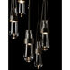 Link 5 Light 13 inch Oil Rubbed Bronze Pendant Ceiling Light, Standard