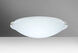 Trio 16 LED 16 inch Polished Nickel Flush Mount Ceiling Light in White Glass