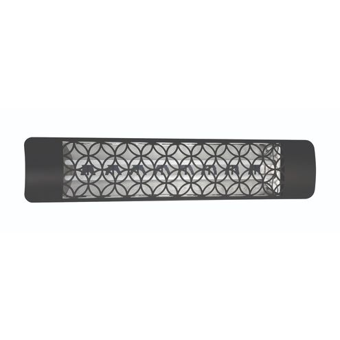 EF50 Series 9 X 8 inch Black Electric Patio Heater in Clover
