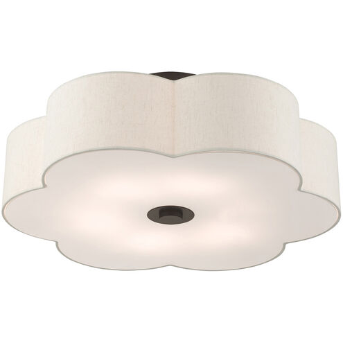 Solstice 6 Light 28 inch English Bronze Semi Flush Ceiling Light