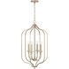 Breigh 4 Light 18 inch Brushed Champagne Foyer Ceiling Light