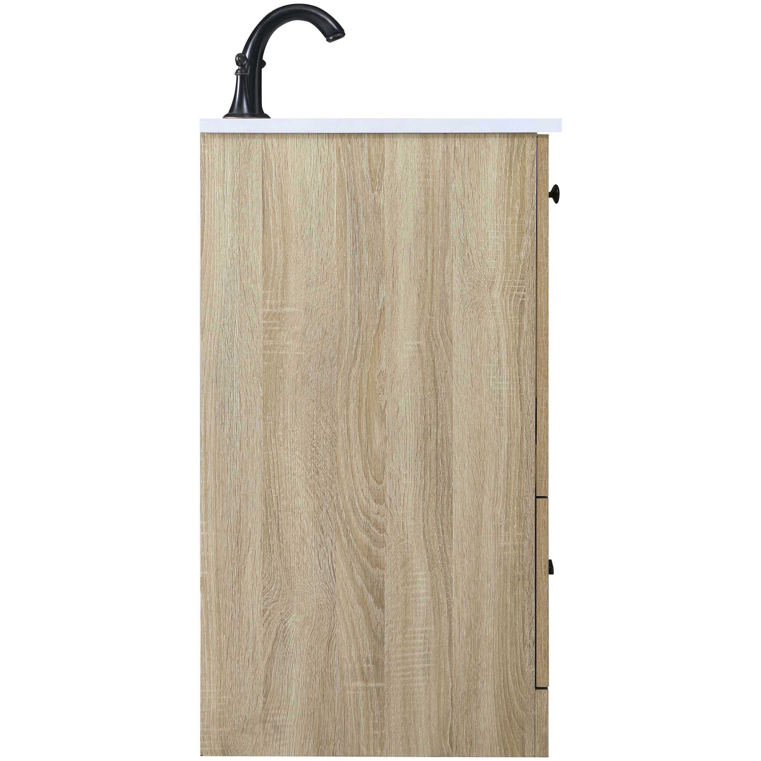 Soma 24 X 34 inch Mango Wood Bathroom Vanity Cabinet