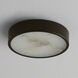 Slab LED 5.5 inch Dark Bronze Flush Mount Ceiling Light