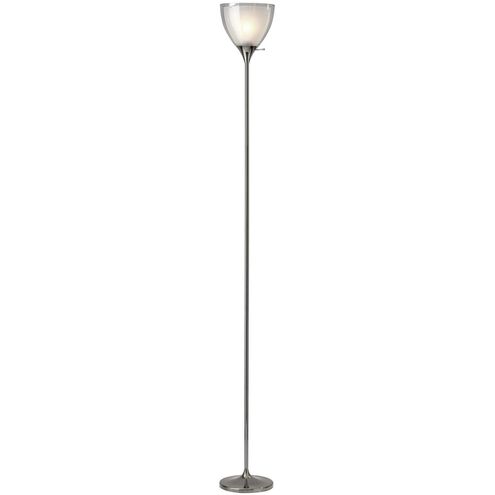 Presley 72 inch 150.00 watt Polished Nickel Floor Lamp Portable Light
