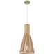 Pleasant Fields 1 Light 10 inch Russet Beige Mini Pendant Ceiling Light