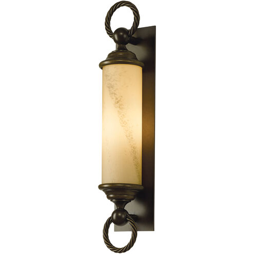 Cavo 1 Light 25.8 inch Coastal Dark Smoke Outdoor Wall Sconce in Clear, Large