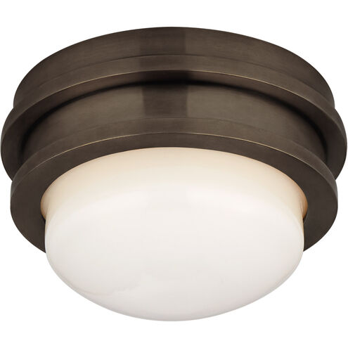 Chapman & Myers Launceton LED 5 inch Bronze Flush Mount Ceiling Light