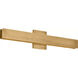 Sean Lavin Bau LED 24 inch Natural Brass Bath Light Wall Light in LED 90 CRI 3000K 277V, Integrated LED