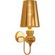Canada 1 Light 7 inch Polished Gold Wall Sconce Wall Light