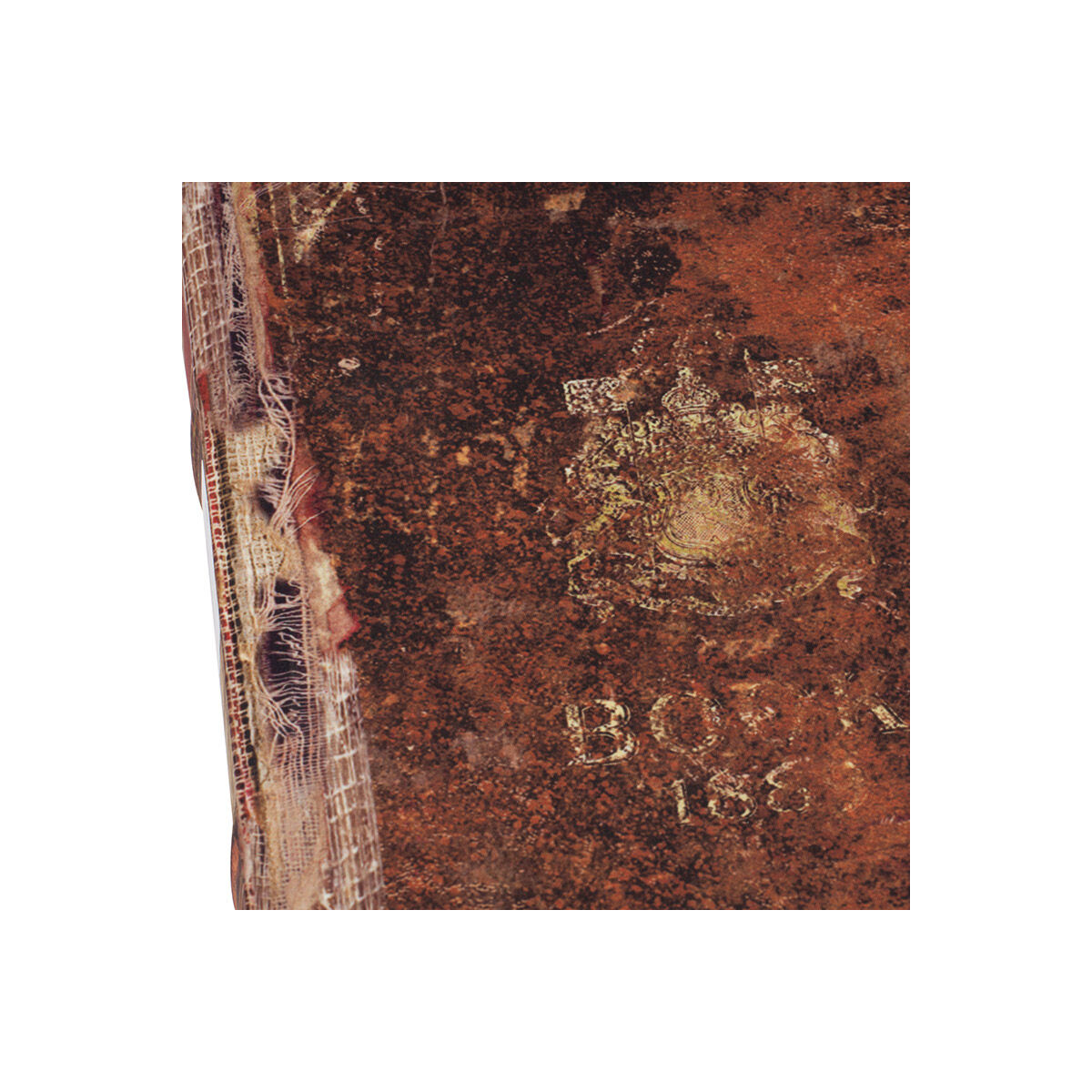 Anita 8.7 inch Brown and Multi-Color Book Box, Set of 6