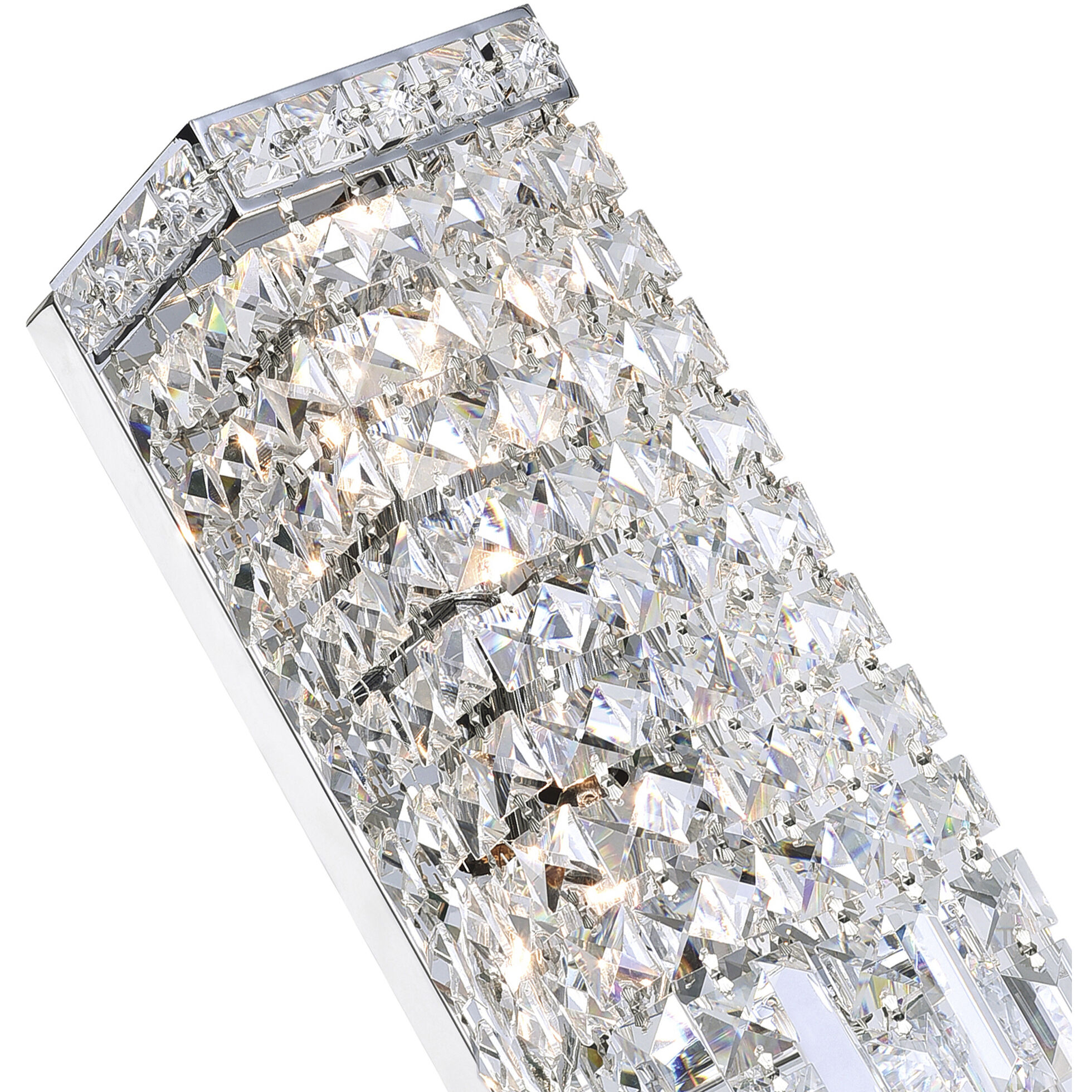 Colosseum 2 Light 5 inch Chrome Wall Light