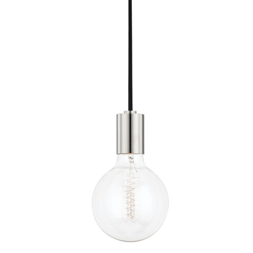 Ava 1 Light 5 inch Polished Nickel Pendant Ceiling Light