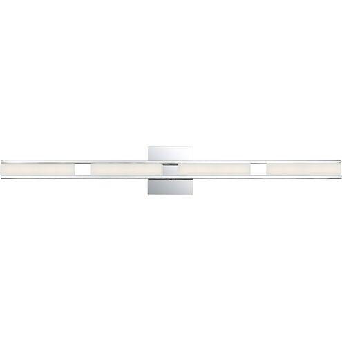 Fanton LED 41 inch Chrome Wall Sconce Wall Light