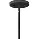 Giada 1 Light 12 inch Black Indoor Foyer Pendant Ceiling Light, Convertible to Semi-Flush