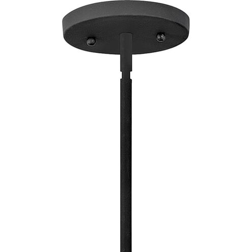 Giada 1 Light 12 inch Black Indoor Foyer Pendant Ceiling Light, Convertible to Semi-Flush