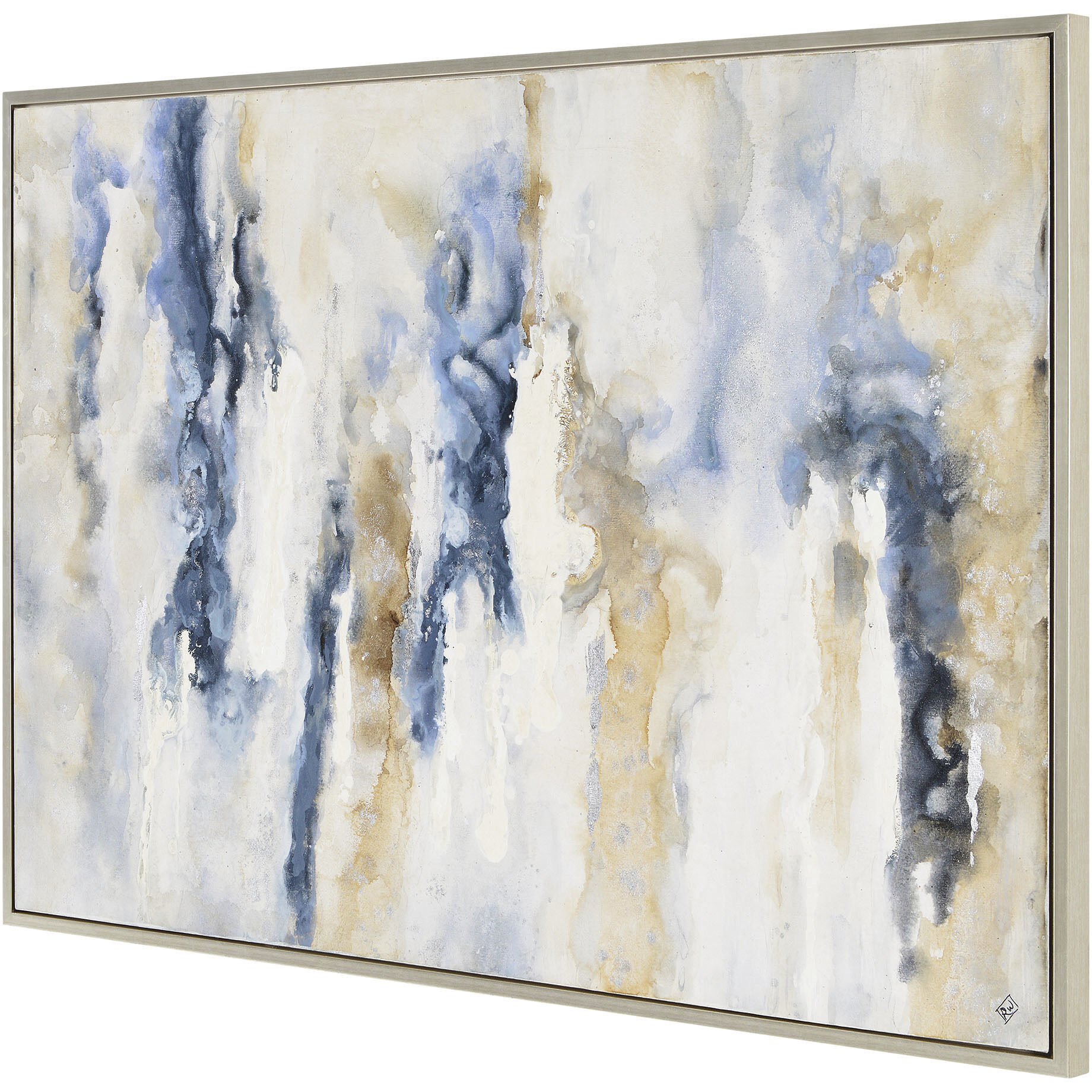 Formosa Multicolor and Champagne Canvas Art