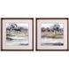 Landscapes Collection Blue Framed Art