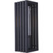 Carmel 1 Light 20 inch Textured Matte Black Outdoor Wall Mount, Large