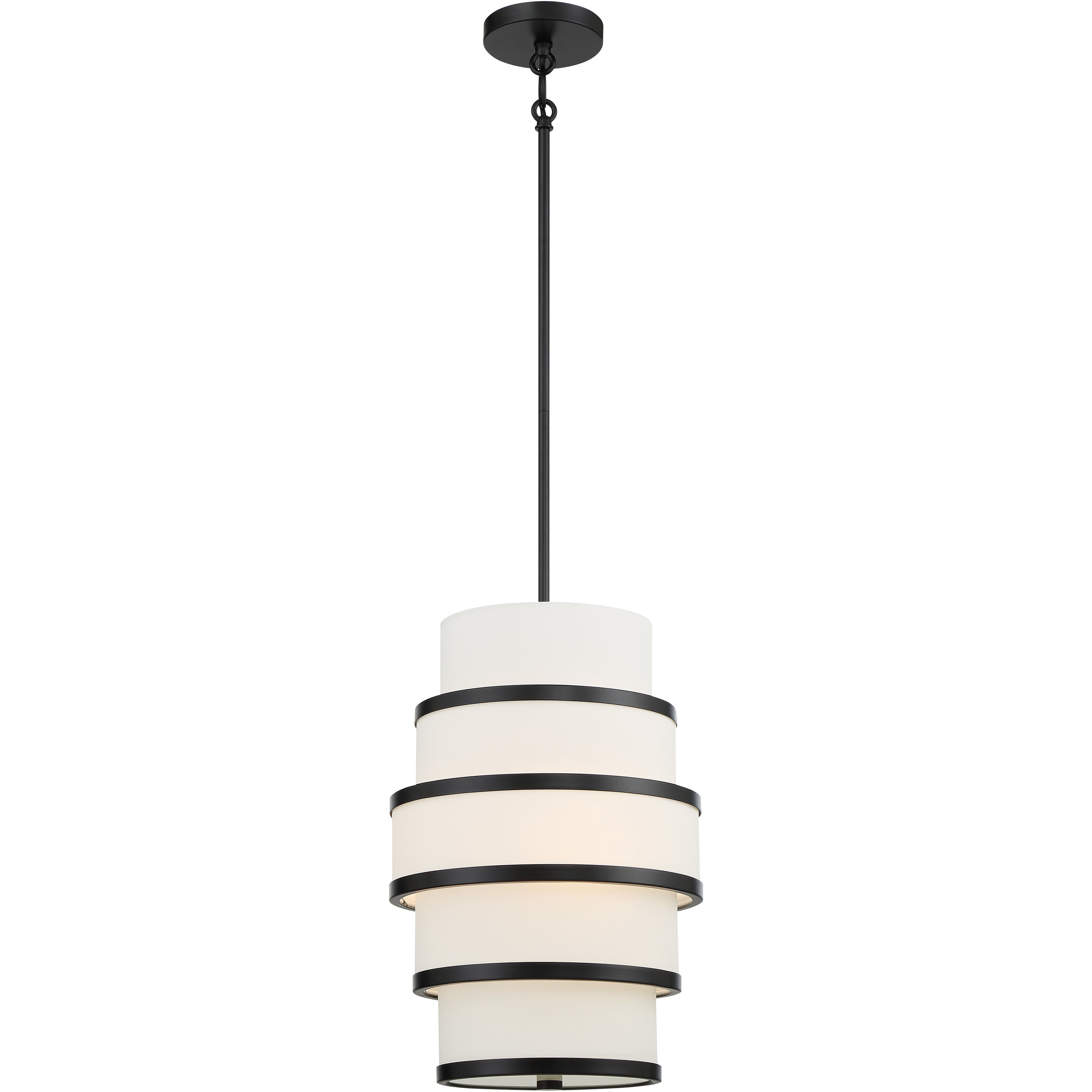 Cascade 3 Light Coal Pendant Ceiling Light