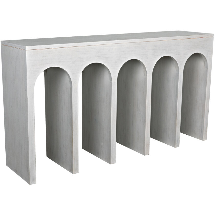 Bridge 59 X 14 inch White Wash Console