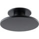 Twist-N-Lite LED 8 inch Black Semi-Flush Mount Ceiling Light