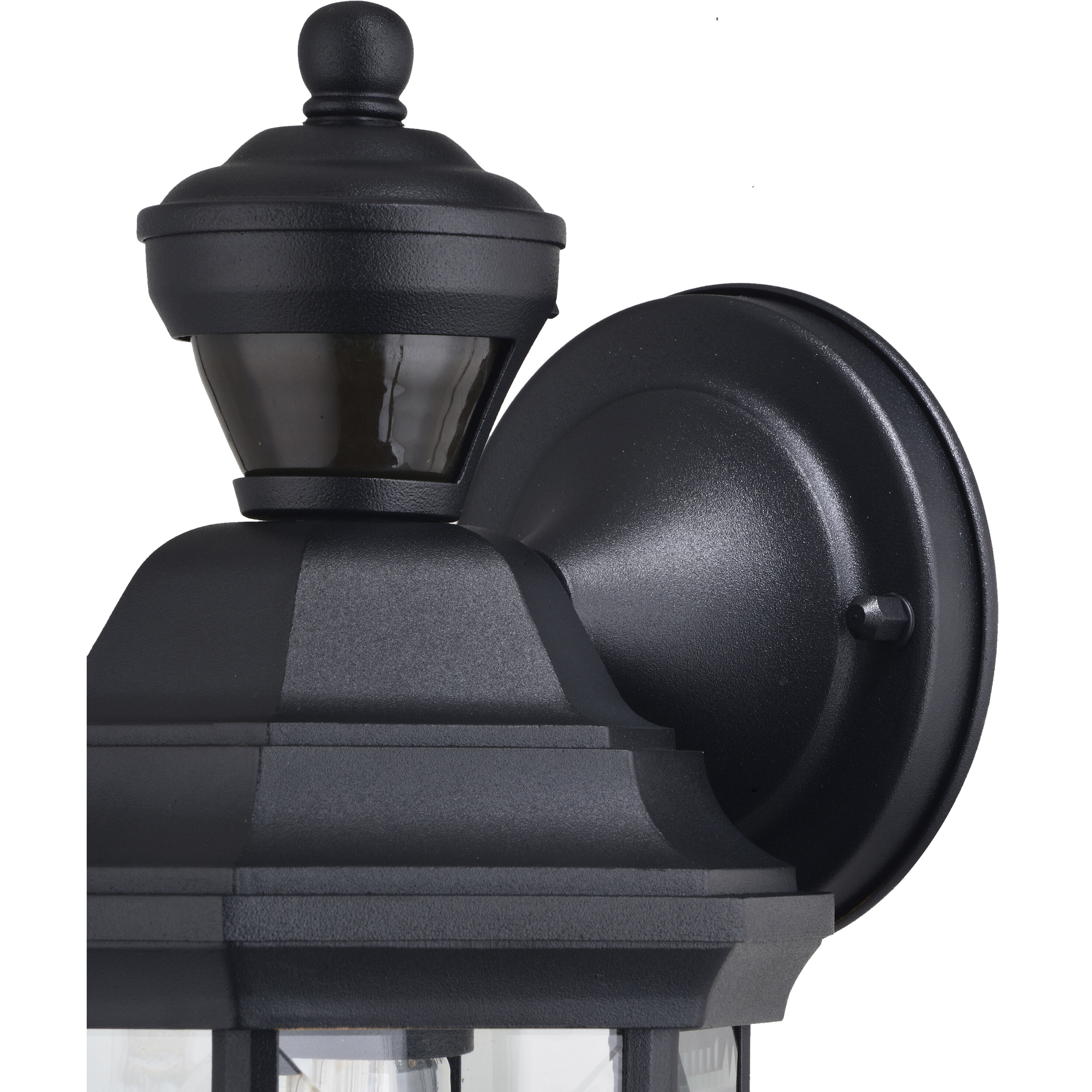 Auburn Textured Black Outdoor Motion Sensor