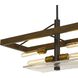 Craiova 6 Light 12 inch Pine Wood Island Chandelier Ceiling Light