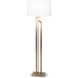 Caspian 62.25 inch 150.00 watt Antique Brass Floor Lamp Portable Light