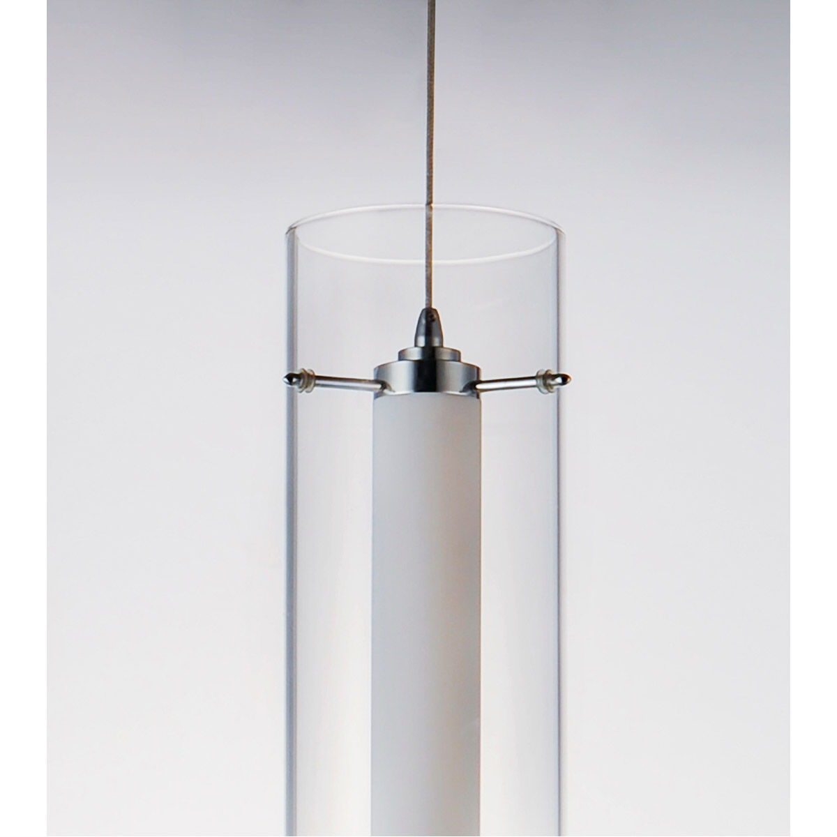 Centrum LED 5 inch Polished Chrome Single Pendant Ceiling Light